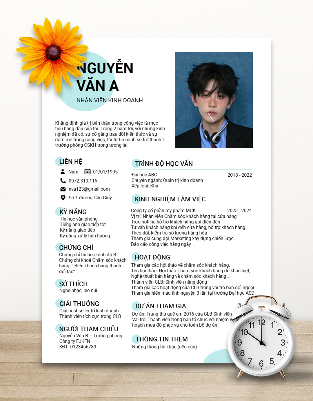 mẫu cv