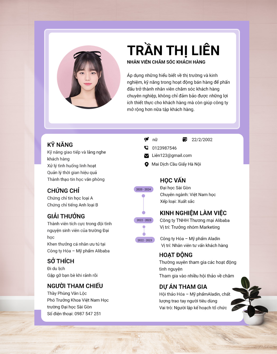 mẫu cv