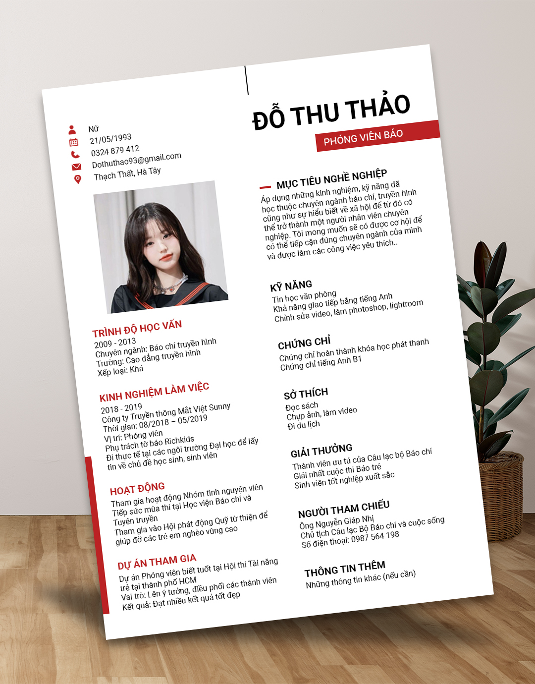 mẫu cv