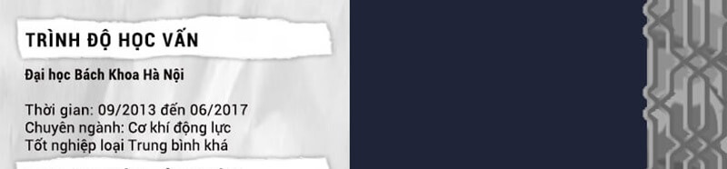 Trình Độ Học Vấn