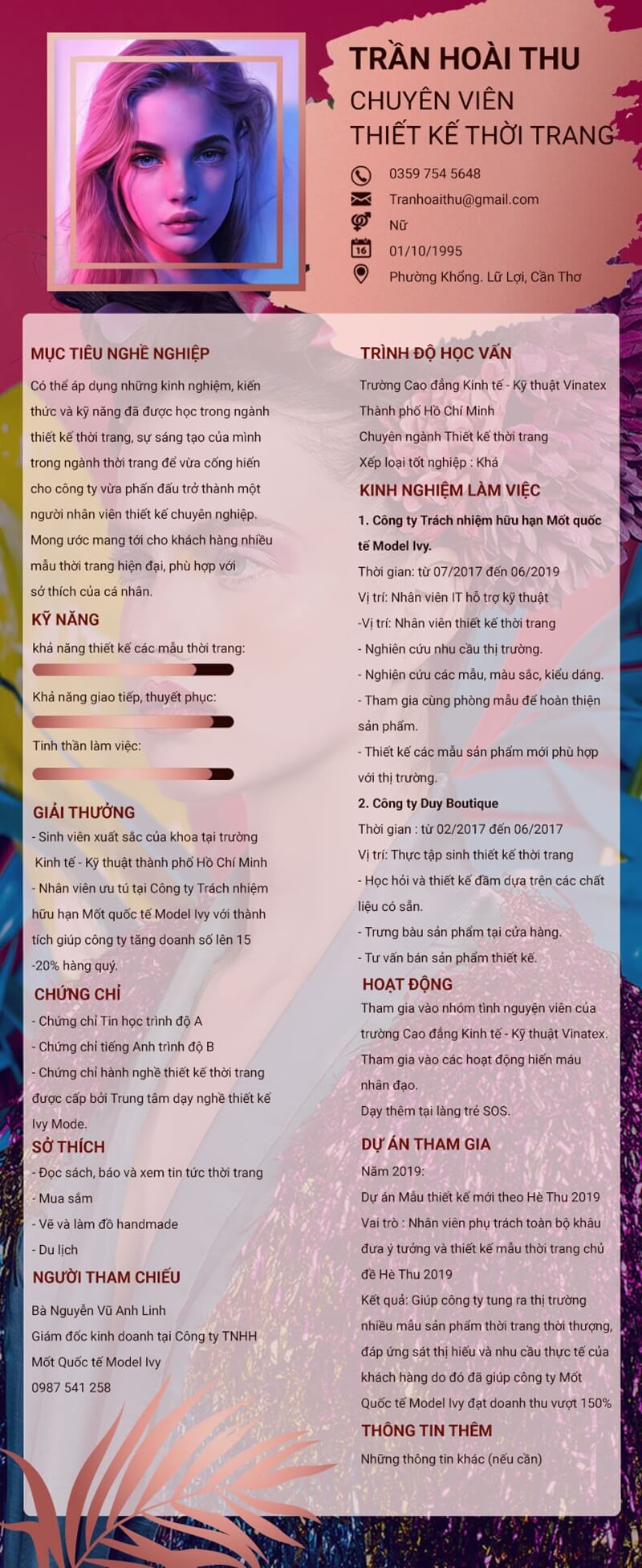 Đảm bảo hình thức CV xin việc gọn gàng, chuyên nghiệp