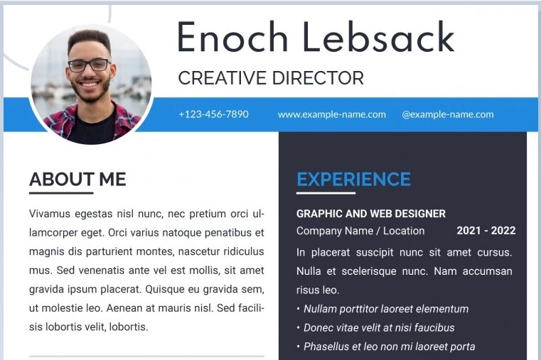 Xác định cấu trúc của Resume