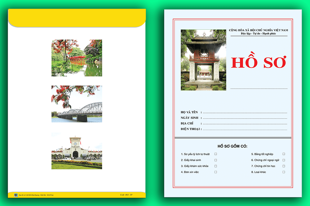 Hồ sơ xin việc công nhân