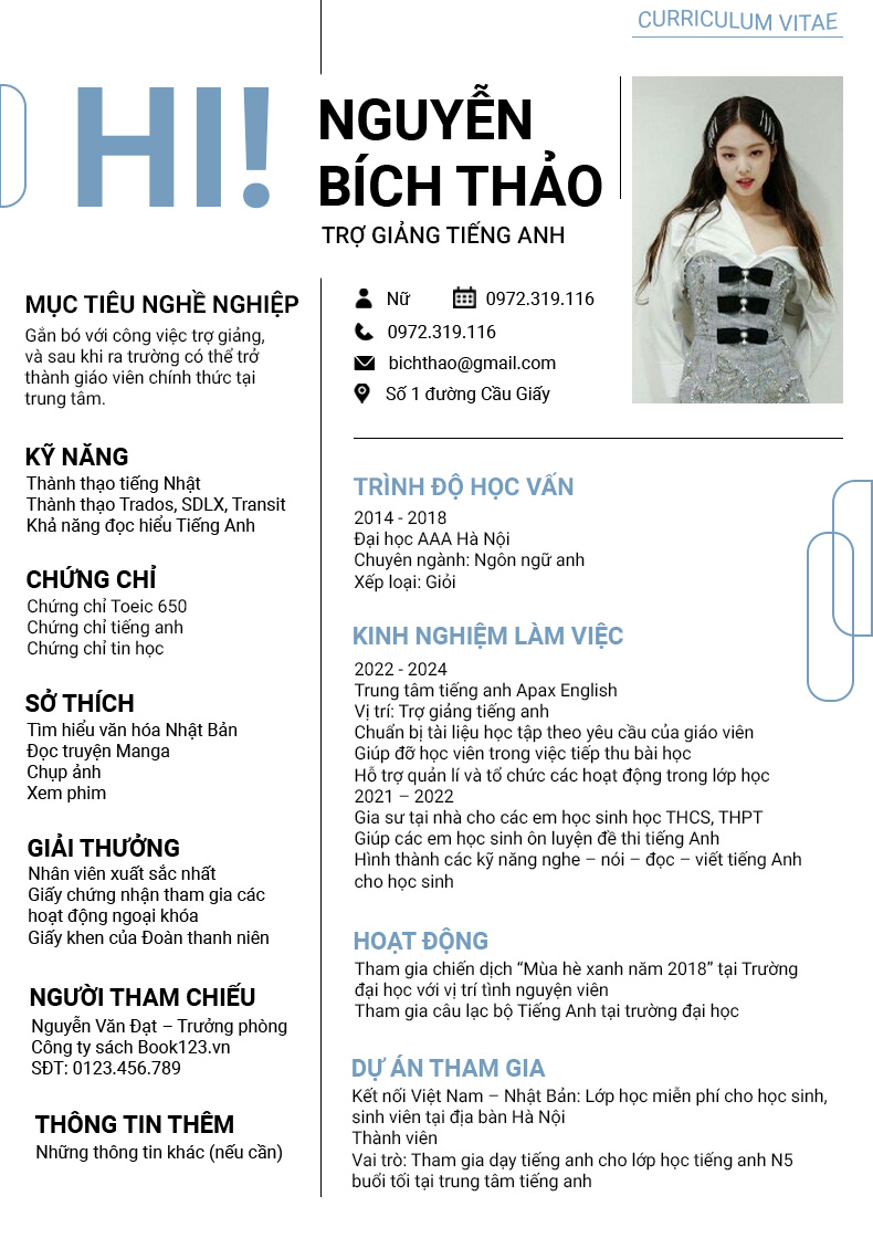 Kỹ năng trong CV gia sư