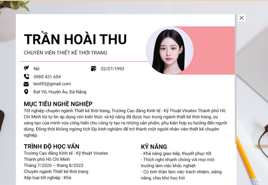 Nhấn mạnh trình độ học vấn