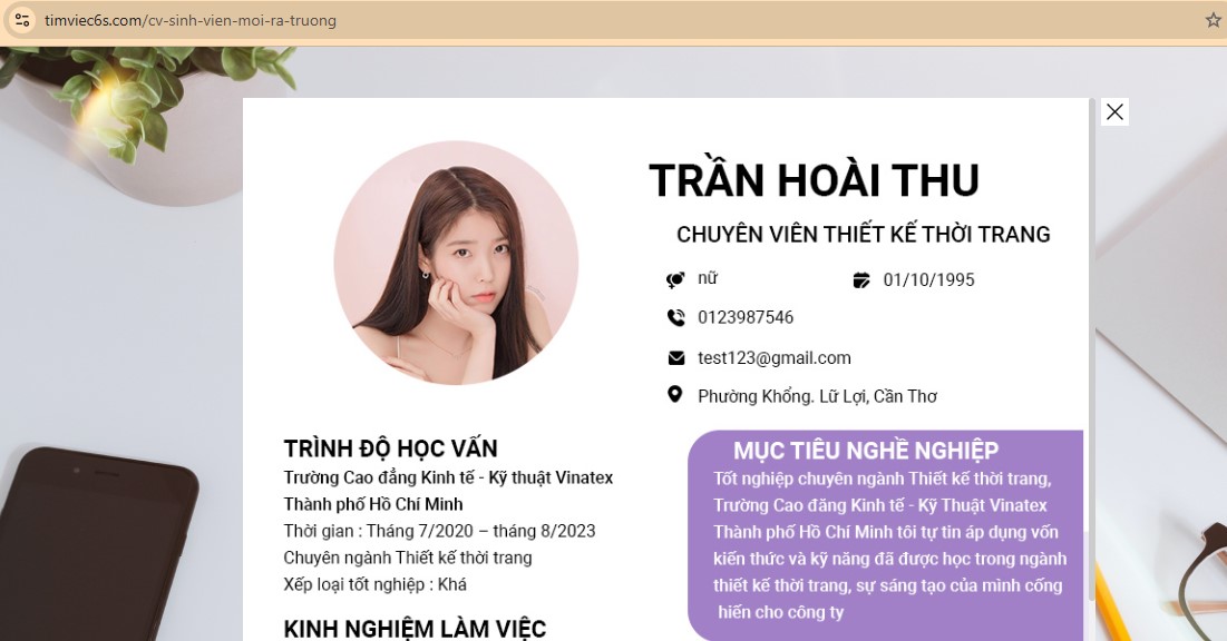 Hướng dẫn cách viết CV xin việc part time chi tiết