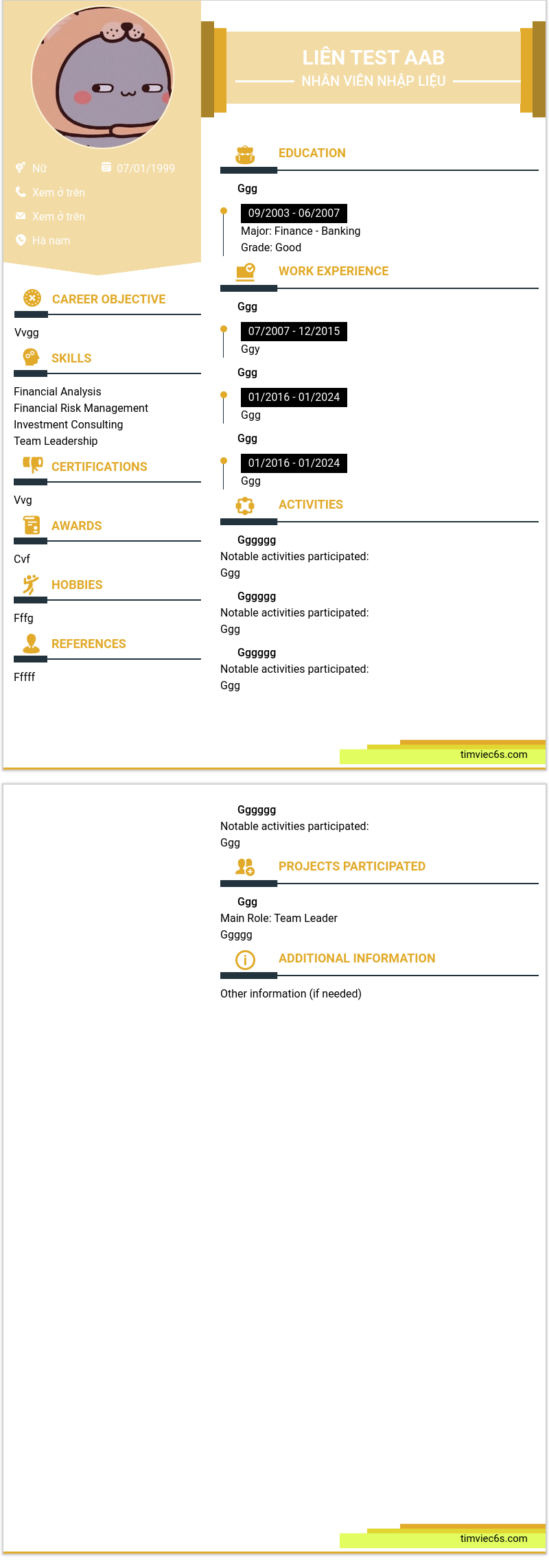 cv