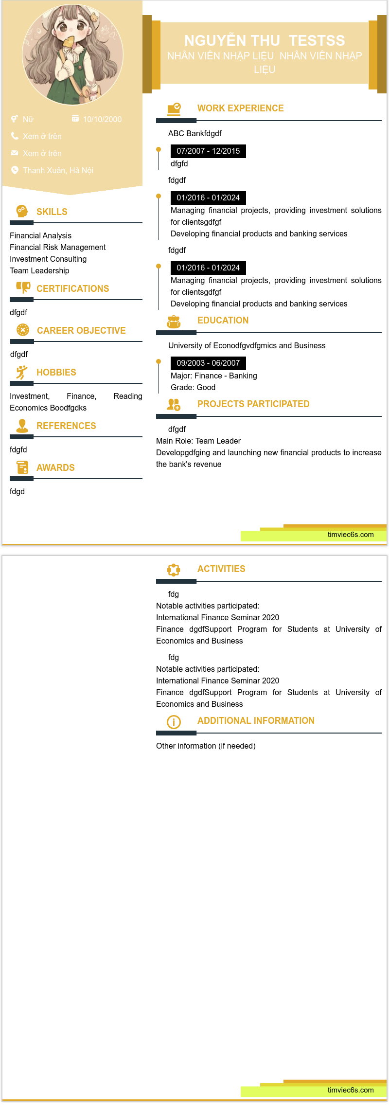 cv