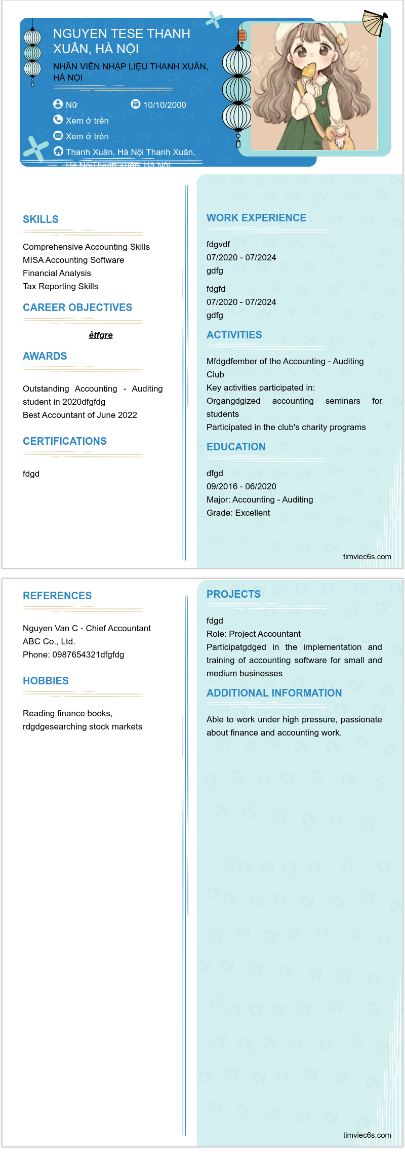 cv