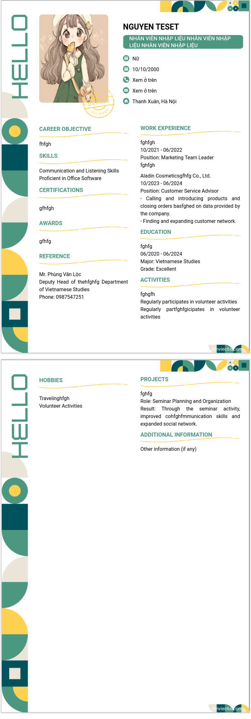 cv