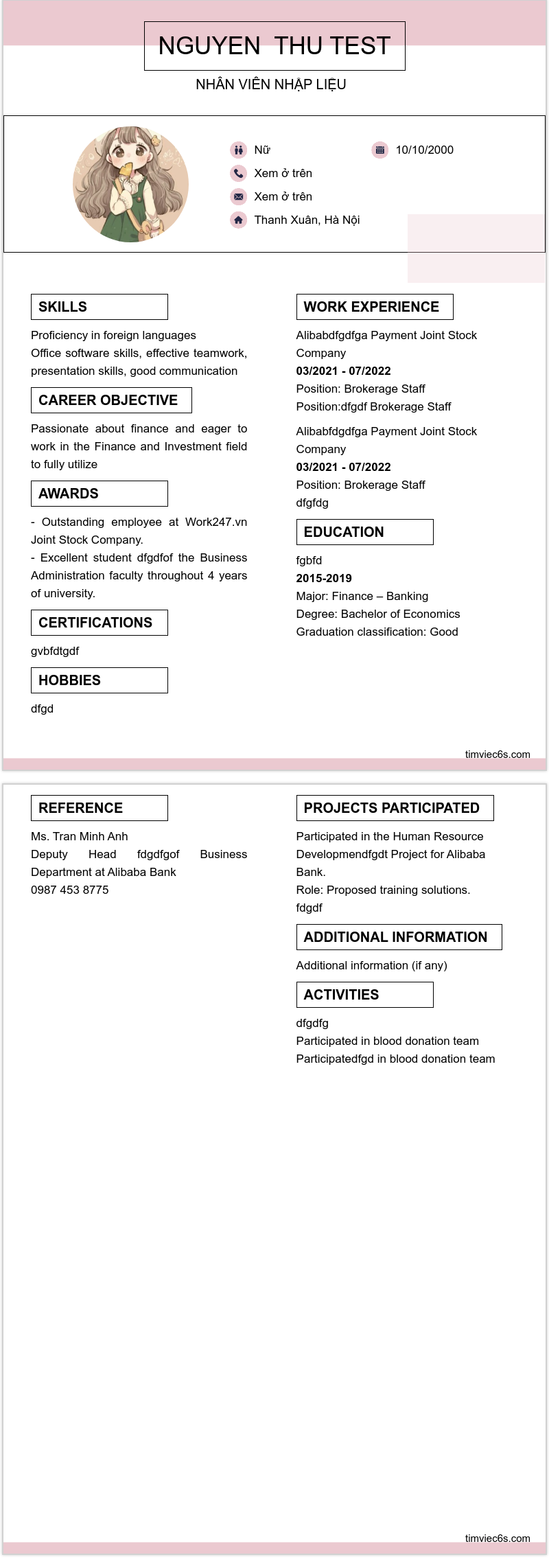 cv